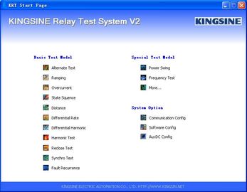 Software support flexible de la prueba de la retransmisión de KRT IEC61850, IEC60044